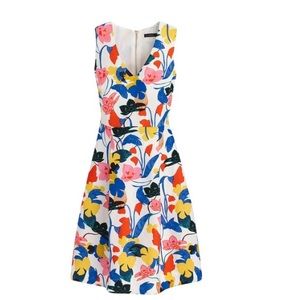 J.Crew
Multicolor A-line In Morning Floral  Dress